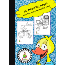 Vocabulary Building Colouring / Coloring Book - Basic 